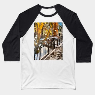 Little Snow in Brooklyn Baseball T-Shirt